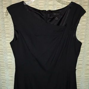 WHBM black fitted dress in size 8